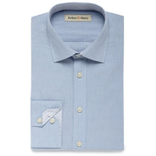 Load image into Gallery viewer, Blue Hairline Check Shirt