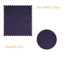 Load image into Gallery viewer, Shakespeare Dark Navy Linen