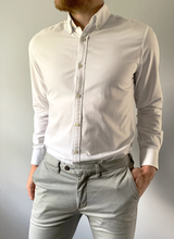 Load image into Gallery viewer, Button Down Collar Organic Oxford Shirt