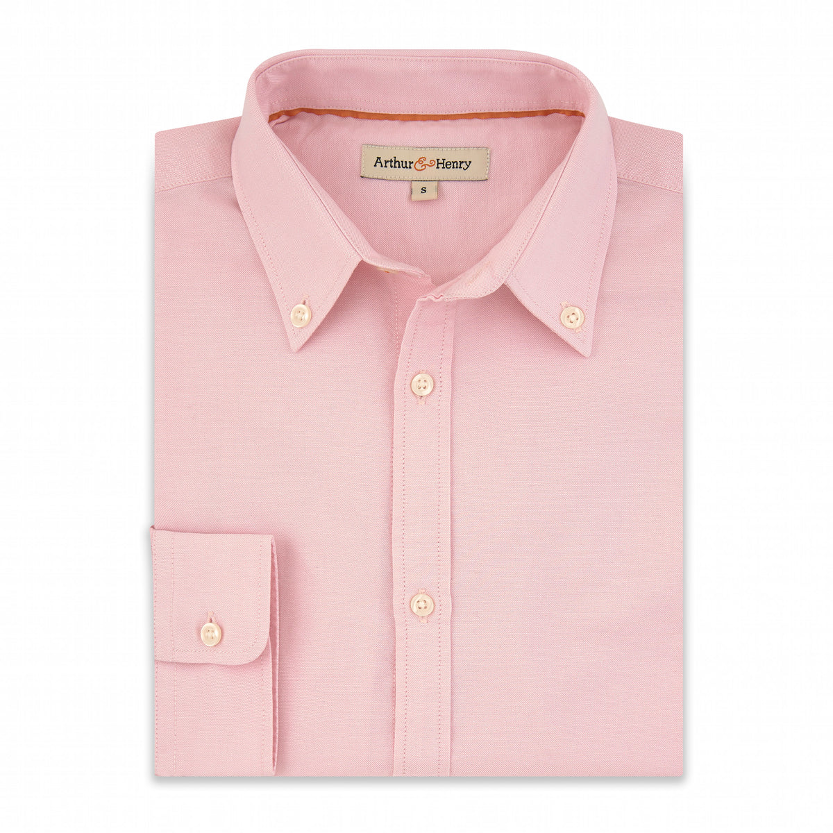 Button Down Collar Fairtrade Organic Oxford Shirt Pink
