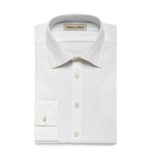 Load image into Gallery viewer, White Herringbone Men's Organic Shirt
