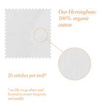 Load image into Gallery viewer, White Herringbone Men&#39;s Organic Shirt
