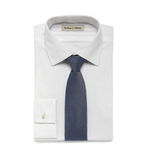 Load image into Gallery viewer, White Herringbone Men's Organic Shirt