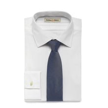 Load image into Gallery viewer, White Herringbone Men&#39;s Organic Shirt
