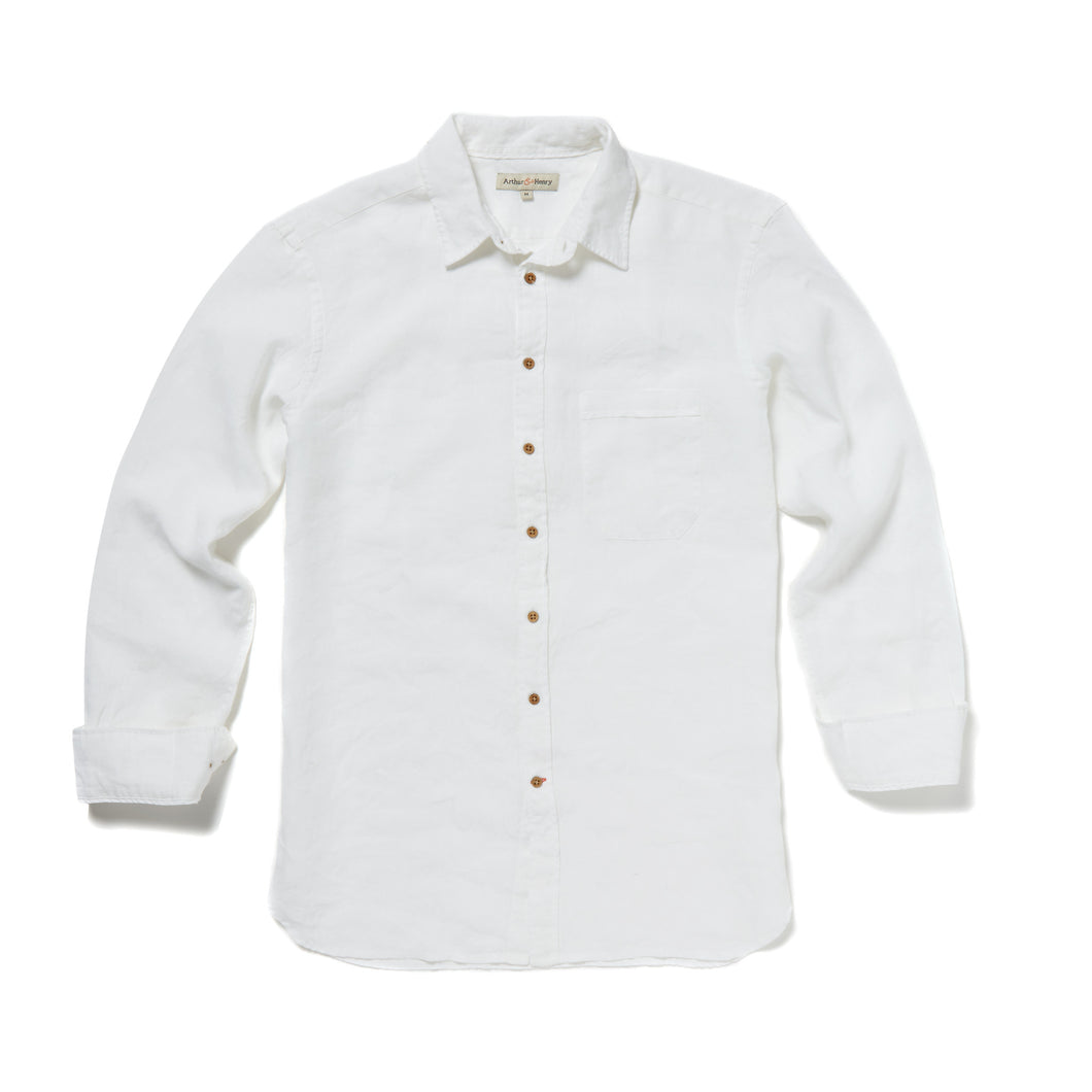 White Linen Shirt