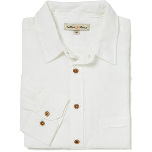 White Linen Shirt