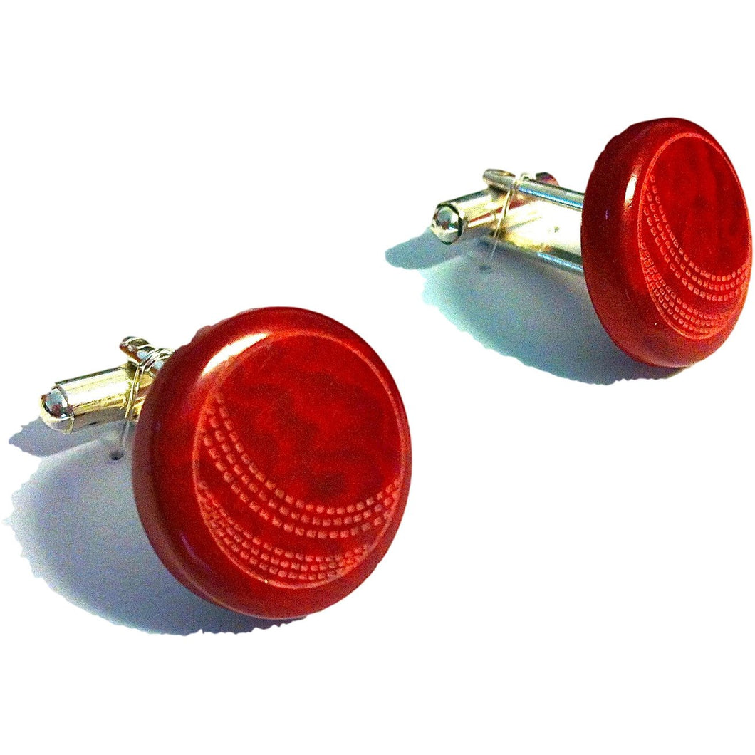 Cricket Ball Cufflinks