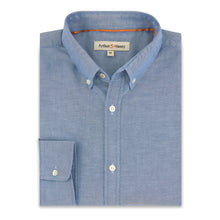 Load image into Gallery viewer, Button-Down Collar Blue Fairtrade Organic Oxford Shirt

