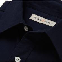 Load image into Gallery viewer, Navy Fairtrade Men&#39;s Oxford  Shirt
